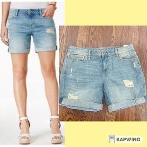 Tommy Hilfiger Denim Light Wash Boyfriend Shorts
